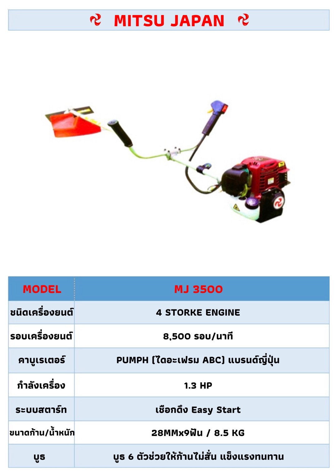 เครื่องตัดหญ้า MJ-3500-image